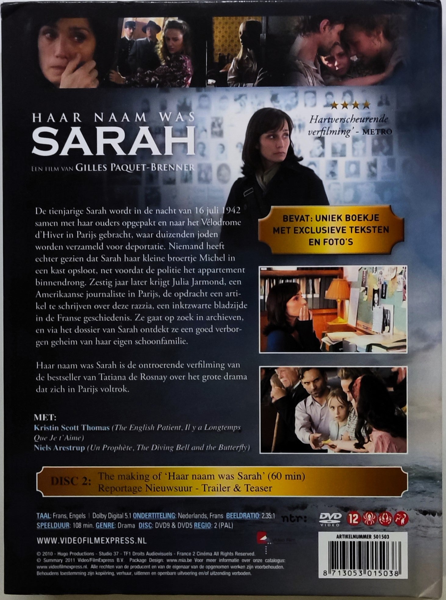 Haar Naam was Sarah Collector's Edition