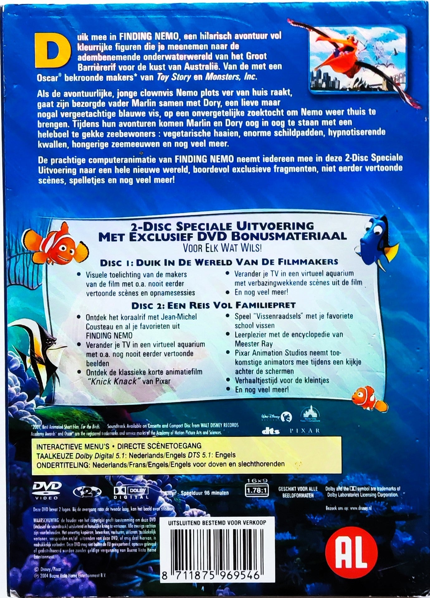 Finding Nemo 2-Disc Speciale Uitvoering