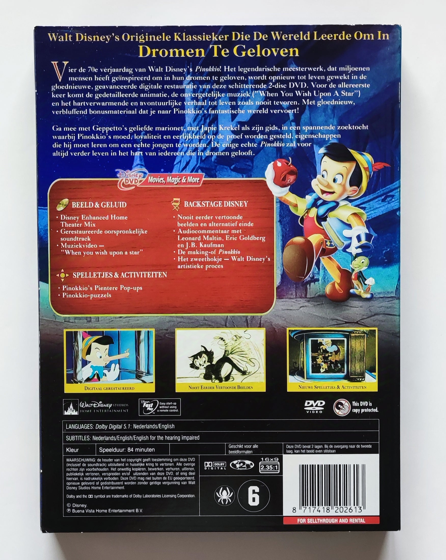 Pinocchio Platinum Edition 2-Disc DeLuxe Edition