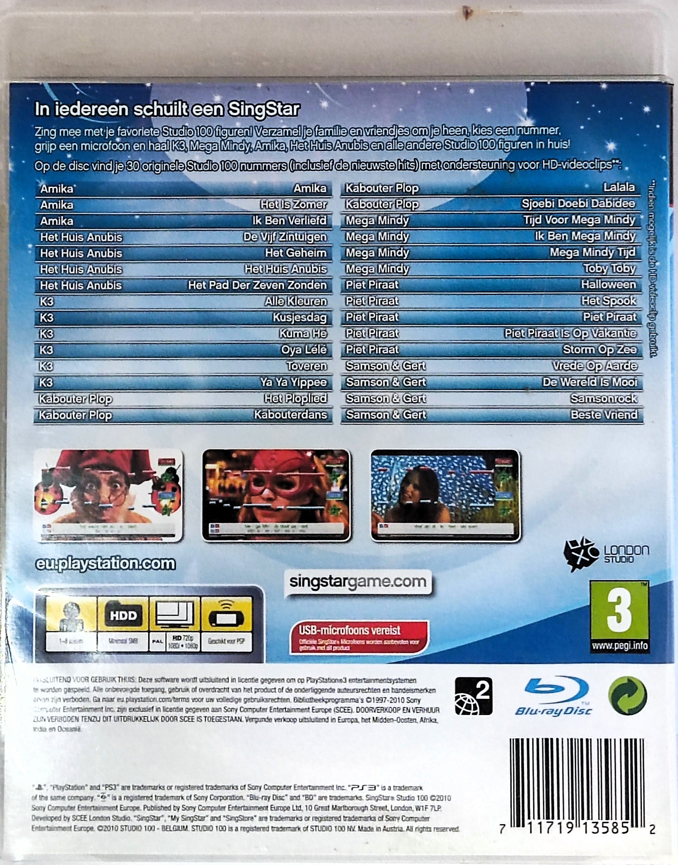 PS3 Singstar Studio 100