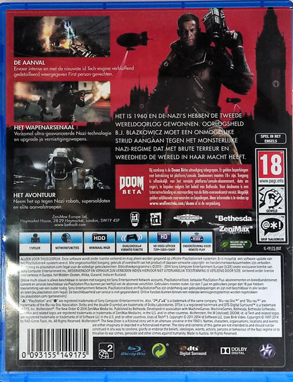 PS4 Wolfenstein The New Order