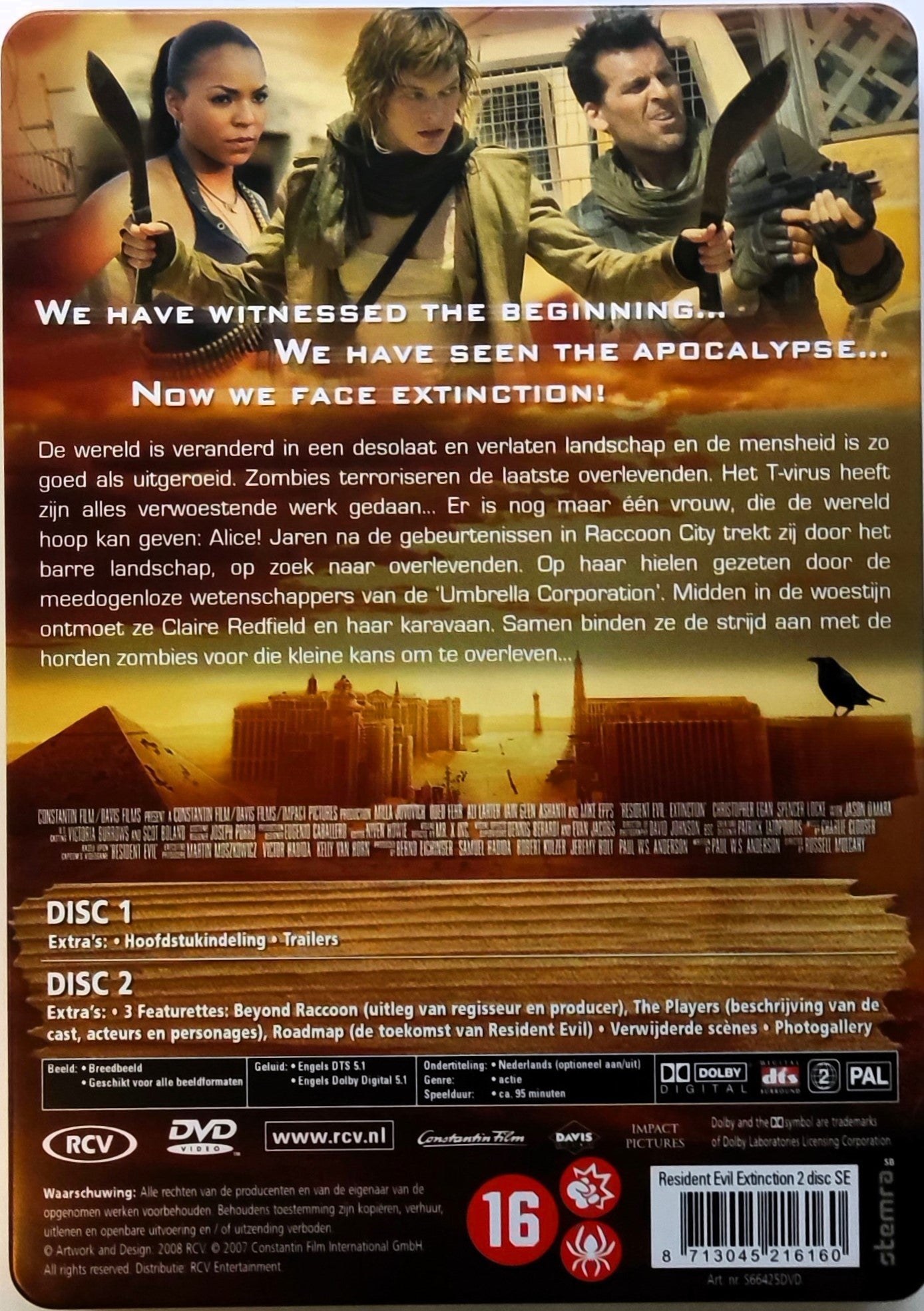 Resident Evil Extinction 2-Disc Special Edition  (Steelbook)